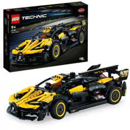 LEGO 42151 Bugatti Bolide Technic Coche de Carreras Amarillo/Negro con Motor W16, Dirección y Puertas de Tijera