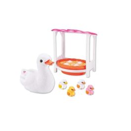 Pato interactivo pets alive pasea con sus 3 patitos, con accesorios Pato interactivo pets alive pasea con sus 3 patitos, con accesorios