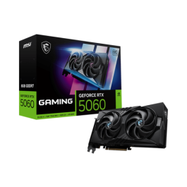 MSI GeForce RTX 5060 8G GAMING OC NVIDIA 8 GB GDDR7, 912-V537-005, PCI Express x16 5.0, 2 Ventiladores, Overclocked Precio: 373.89999944. SKU: B16FLX24T2