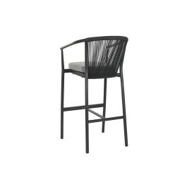 Taburete Home ESPRIT Aluminio ratán sintético 57 x 61 x 108 cm Taburete Home ESPRIT Aluminio ratán sintético 57 x 61 x 108 cm