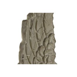 DKD Home Decor Panel Decorativo Neoclásico para Pared en Resina Color Gris con Diseño de Alas - Dimensiones 105 x 62 x 8 cm