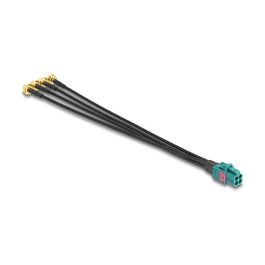 DeLOCK Cable de 0.2 m, Mini FAKRA Z Hembra a 4x SMA Hembra, Negro, 50 Ω, 20 GHz Precio: 49.50000011. SKU: B1A3B4SYCW