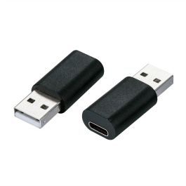 VALUE 12.99.2995 Adaptador USB-A Macho a USB-C Hembra Negro Velocidad 480 Mbps