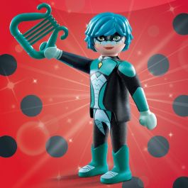 Playmobil 71868 Miraculous Viperion Figura de Acción Luka Couffiane con Arpa y Escudo Playmobil 71868 Miraculous Viperion Figura de Acción Luka Couffiane con Arpa y Escudo