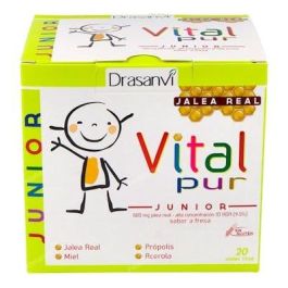 DRASANVI Vitalpur Junior Complemento Alimenticio Niños +3 años con Jalea Real, Miel y Vitamina C Sabor Fresa 20 Viales Precio: 30.5900001. SKU: B19G2K57EN
