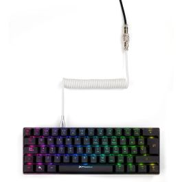 Phoenix technologies Kioru Cable Aviador en Espiral para Teclado Mecánico Tipo C - Estilo Profesional y Minimalista