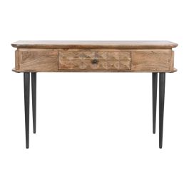 Consola DKD Home Decor Natural Negro Metal Madera de mango