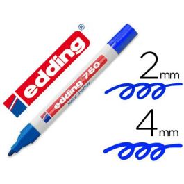 Rotulador Edding Punta Fibra 750 Azul Punta Redonda 3,5 mm 10 unidades Precio: 32.49999984. SKU: S8421331