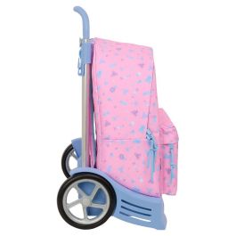 Safta Mochila 774 con Carro Evolution Stitch Bright 420x330x150 mm