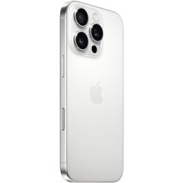 Apple iPhone 16 Pro 128GB White Titanium. Pantalla Super Retina XDR 6.3", iOS 18, Cámara 48MP, 5G, USB-C. Resistente al agua IP68