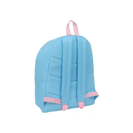 Mochila Escolar Lilo & Stitch Happy Celeste 33 x 42 x 15 cm