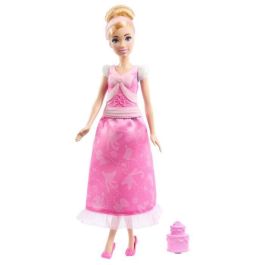 Disney Princess Muñeca Cenicienta con 2 Trajes y 7 Accesorios para Niños +3 Años