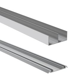 Herrajes Alk Kit Guías de Aluminio con Acabado Mate (Bondplata, Blanco o Negro) - Opciones de Largo 2M o 3M (Hasta 3000mm) Precio: 65.49999951. SKU: B1EJGSCP65