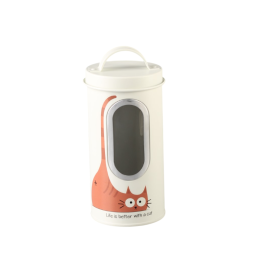DKD Home Decor Bote de Metal Beige para Comida de Gato 9 x 19.5 x 9 cm (12 Unidades) Precio: 78.49999993. SKU: B17Q7WT784