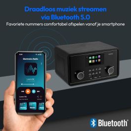 Medion MED4061275197945 Radio por Internet DAB Bluetooth 2 x 10 W RMS Negro