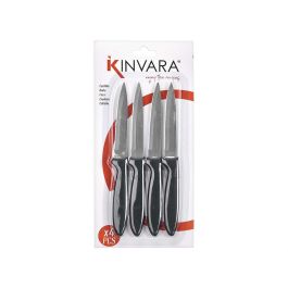 Set 4 Cuchillos Normal Negros Kinvara 12X26CM (12 Unidades) Set 4 Cuchillos Normal Negros Kinvara 12X26CM (12 Unidades)