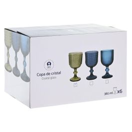 Copa Basicos DKD Home Decor Azul 8.8 x 16.3 x 8.8 cm Set de 6