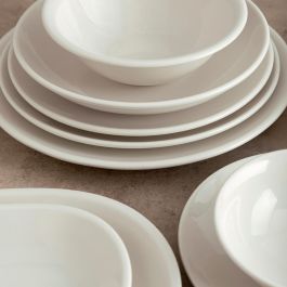 Plato Llano Porcelana Harmony Hydrozero Bidasoa 25 cm (6 Unidades)