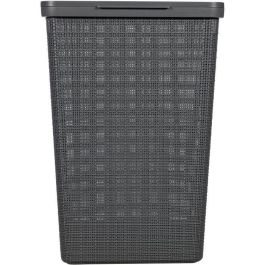 Curver CUR3253928093006 Baúl de Ropa Yute 58L - 70% Plástico Reciclado - 34x43x60 cm - Contemporáneo