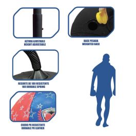 Tachan Saco y Guantes de Boxeo para Niños +3 Años Set de Entrenamiento Infantil