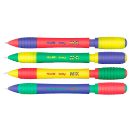 Milan Portaminas SWAY Mix 0,5 mm con Goma Colores Surtidos