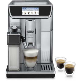Delonghi ECAM650.85.MS PrimaDonna Elite Experience Cafetera Espresso Automática con Trituradora Conectada - Gris