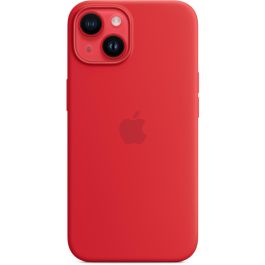 Apple MW5U3ZM/A Funda de Silicona MagSafe para iPhone 14 (6.1") – (PRODUCT)RED. Protección contra caídas y arañazos.