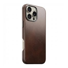 Nomad Modern Leather Case para iPhone 16 Pro Max - Funda de Cuero Horween en Color Rustic Brown Precio: 54.7041. SKU: B13WK9ZKWY