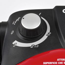 G3 Ferrari Horno para Pizza Delizia Rojo G1000602, 400°C, 31cm Diámetro Pizza, Mecánico, Piedra Cocción, 1200W, Acero Inoxidable