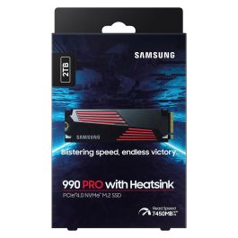 Samsung 990 PRO SSD M.2 2TB NVMe PCIe 4.0 x 4 Heatsink Retail