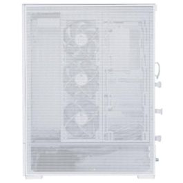 Lian Li SUP01 Caja Ordenador Gaming ATX Cristal Templado Blanco - Diseño Vertical Compacto con Refrigeración Optimizada