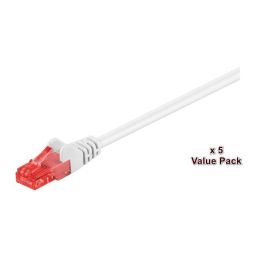 MicroConnect Cable de Red CAT6 U/UTP 15m Blanco VALUEPACK (5 unidades) Conexión Fiable y Protegida para Redes Precio: 24.99000053. SKU: B19T28EWXB