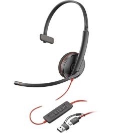 Poly Auriculares Monoaurales Blackwire 3210 USB para PC, Smartphone y Tablet con Micrófono con Cancelación de Ruido Precio: 32.79000054. SKU: B1GYLQ2S8S