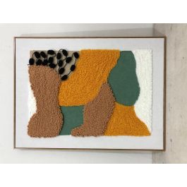 DKD Home Decor Cuadro Moderno Multicolor Abstracto 80 x 60 x 3.5 cm (2 Unidades)