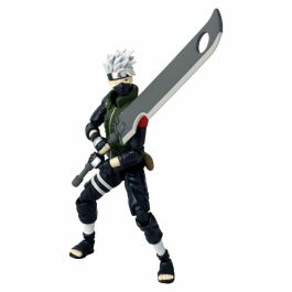 Figura Anime Heroes - Bandai - Naruto Shippuden - Kakashi Hatake (Cuarta Gran Guerra Ninja) - 17 cm