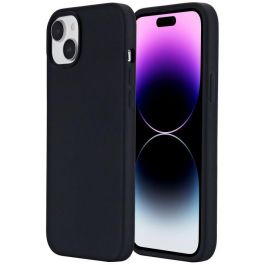 eSTUFF Funda Magnética INFINITE ROME para iPhone 15 Plus Negra - 81% Material Reciclado