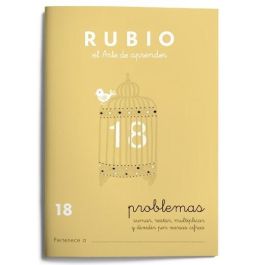 Rubio Cuaderno de Problemas Nº 18: Sumas, Restas, Multiplicaciones y Divisiones para Niños - Pack 10 Unidades (10 Unidades) Precio: 10.50000016. SKU: B1HZJ8SQAD