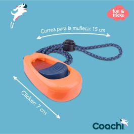 Coachi Multi-Clicker Coral Botón Azul Oscuro