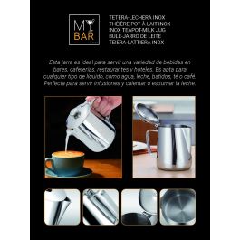 Tetera-Lechera de Acero My Bar 950 ml - Inde (6 Unidades) Tetera-Lechera de Acero My Bar 950 ml - Inde (6 Unidades)