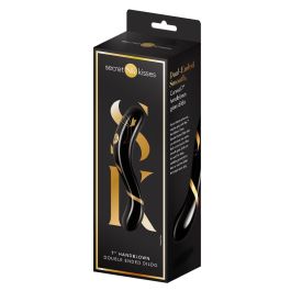 Consolador de Doble Penetración Secret Kisses Negro