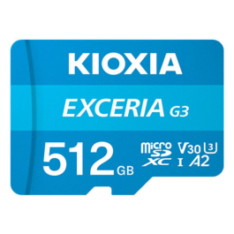 Kioxia EXCERIA G3 512 GB MicroSDXC UHS-I Clase 10 Tarjeta de Memoria Precio: 60.95000021. SKU: B16DL3A9EB