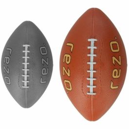 REZO Balón de Fútbol Americano de Caucho Talla 7 Marrón Resistente y Versátil