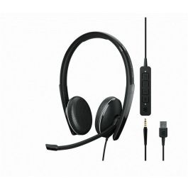 EPOS ADAPT SC 165 USB II - Headset on-ear wired USB 3.5 mm jack black Optimised for UC Precio: 127.50000021. SKU: B1GYSSKHJ9