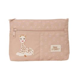 Portatodo Doble Sophie la Girafe Beige 23 x 16 x 3 cm