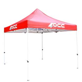 Occ Motorsport OCCCARP02 Carpa Plegable 3x3M Acero 40mm Lona Oxford 420D Roja Impermeable Ignífuga M1 Alta Resistencia UV Occ Motorsport OCCCARP02 Carpa Plegable 3x3M Acero 40mm Lona Oxford 420D Roja Impermeable Ignífuga M1 Alta Resistencia UV