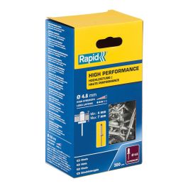 Rapid Caja 350 remaches Ø4.8x10mm aluminio alto rendimiento 5001435