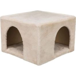 Acogedor refugio de felpa - 36 × 25 × 36 cm - Beige - Para conejos y pequeños roedores Precio: 47.79000028. SKU: B163JFCCCV