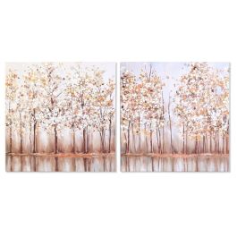 Cuadro Tradicional DKD Home Decor Beige 2 x 90 x 90 cm (2 Unidades) Precio: 101.50000058. SKU: S3039144