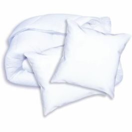 Dodo Pack Cálido Edredón Antiacaros 220x240 cm + 2 Almohadas 60x60 cm Relleno Volupt'air 350gr/m² Blanco DOD3307419675599