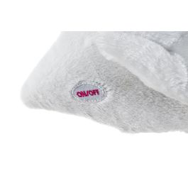 DKD Home Decor Peluche Flamenco LED Poliéster Blanco Rosa 25x27x34 cm (2 Unidades)